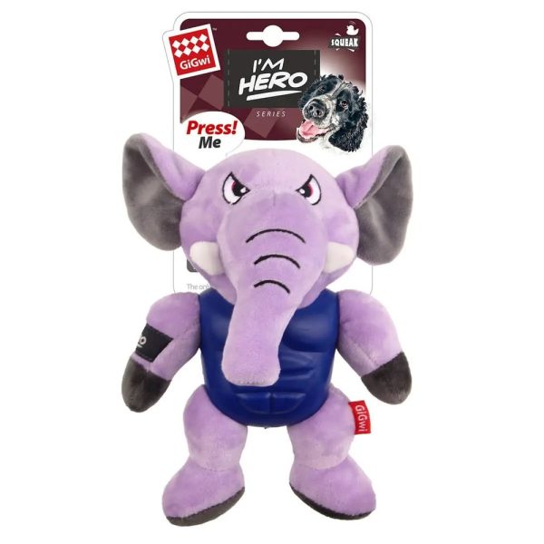 GiGwi IM Hero Plush Toy - Elephant