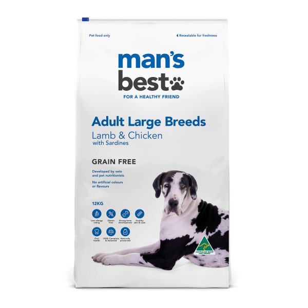 Man's Best Lamb & Chicken (Large Breed)